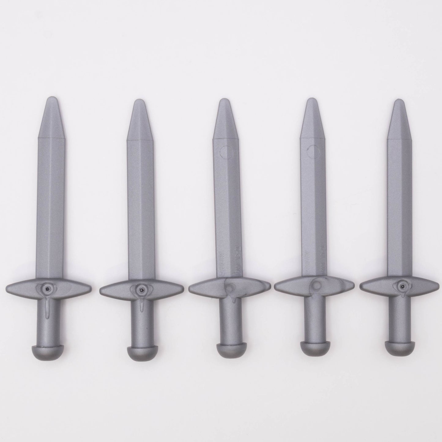 LEGO® 5 x Sword Minifigure Weapon Part Greatsword Blade Castle 18031 Bulk