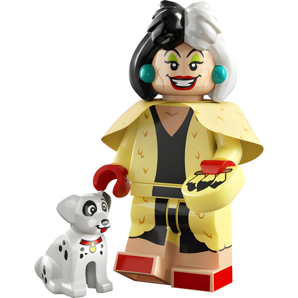 LEGO® Cruella de Vil & Dalmatian Puppy Collectible Minifigures Disney 104 COLDIS100-13 - New