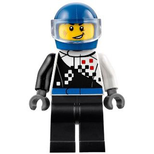 LEGO® Buggy Driver, Checkered Race Torso Minifigure City CTY0712
