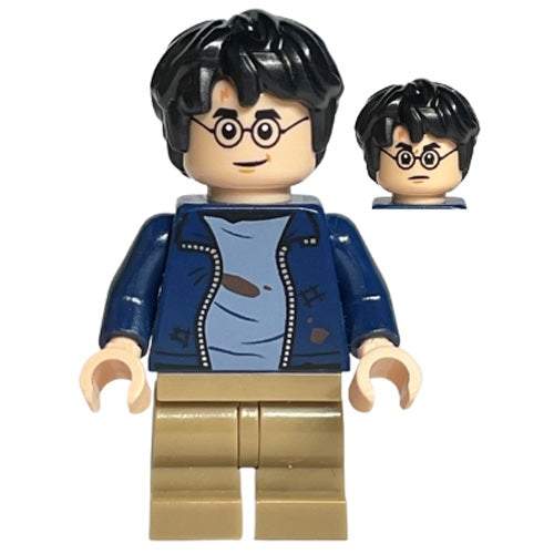 LEGO® Harry Potter - Dark Blue Open Jacket over Sand Blue Shirt Minifigure Harry Potter HP326