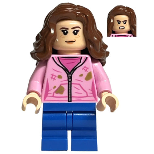 LEGO® Hermione Granger - Bright Pink Jacket with Stains Minifigure Harry Potter HP327