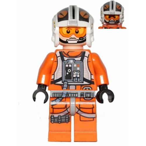 LEGO® Rebel Pilot X-wing (Theron Nett) Minifigure Star Wars SW0544 - Used