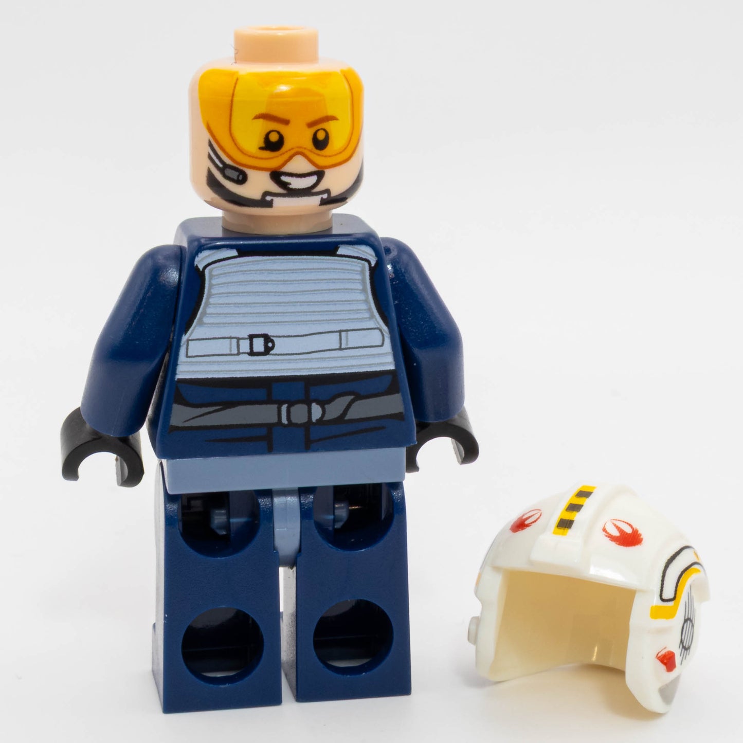 LEGO® Rebel Pilot Y-wing Minifigure Star Wars Rogue (Dark Blue Jumpsuit) SW0801
