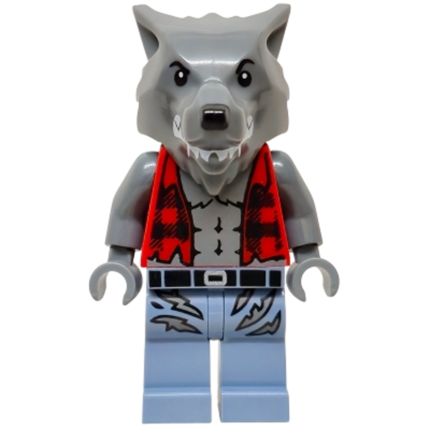 LEGO® Werewolf - Torn Red Flannel Shirt Minifigure Creator Monster TWN527