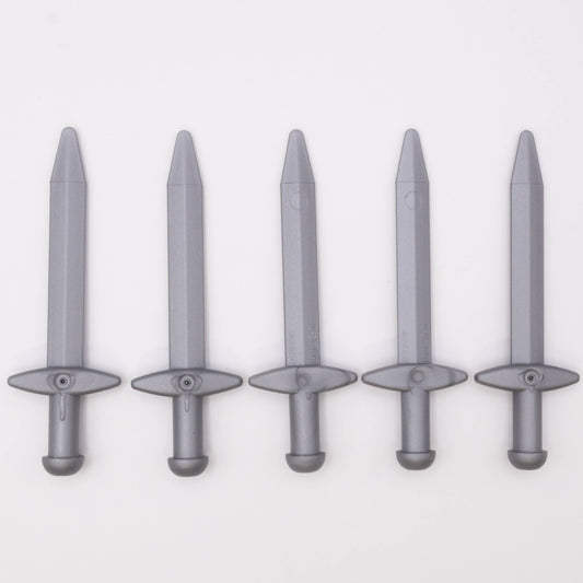 LEGO® 5 x Sword Minifigure Weapon Part Greatsword Blade Castle 18031 Bulk