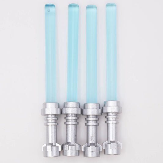 LEGO® 4 x Translucent Light Blue Lightsaber Jedi Minifigure Part Star Wars Bulk 30374 64567