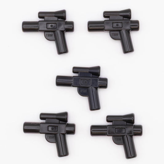 LEGO® 5 x Small Hand Blaster Gun Pistol Star Wars Bulk Pack Black 92738