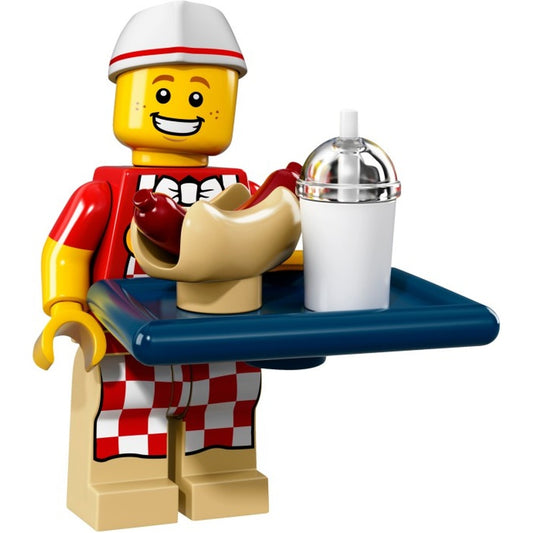 LEGO® Hot Dog Vendor Collectible Minifigures Series 17 COL17-6 - New