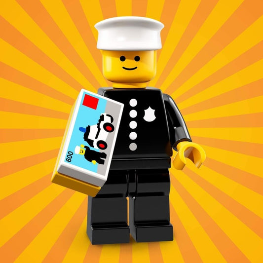 LEGO® 1977 Classic Police Officer Collectible Minifigures Series 18 COL18-8 - New