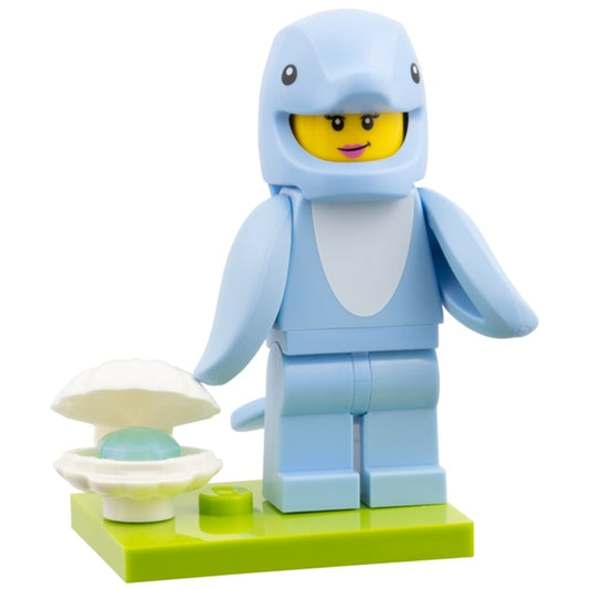LEGO® Dolphin Costume Fan Collectible Minifigures Series 28 COL28-9 - New