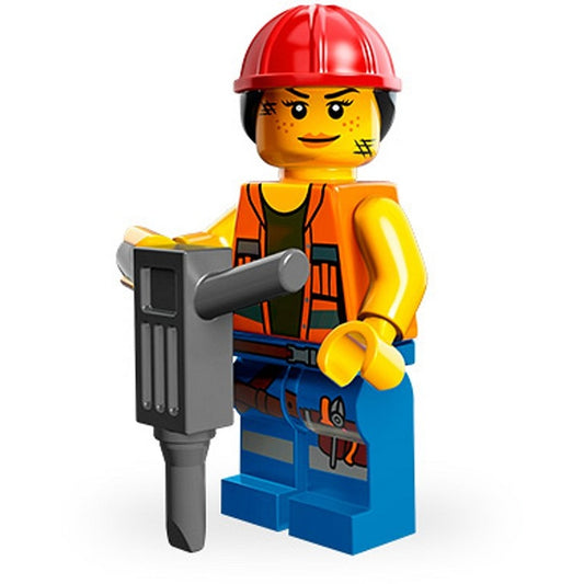 LEGO® Gail the Construction Worker Collectible Minifigures The LEGO Movie COLTLM-9 - New