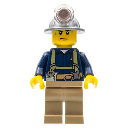 LEGO® Miner - Shirt with Harness and Wrench Minifigure City CTY0311