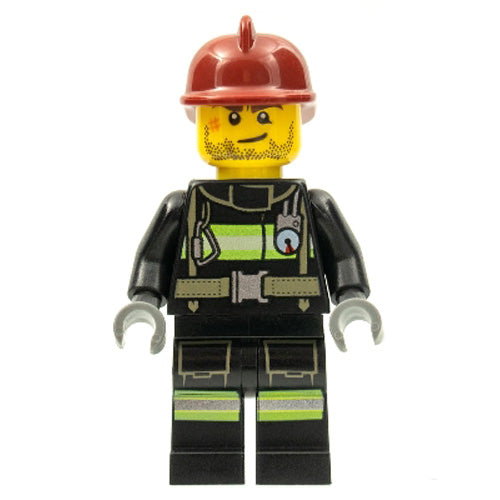 LEGO® Firefighter Male - Crooked Smile Minifigure City CTY0343