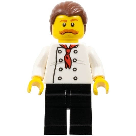 LEGO® Pizza Van Chef Minifigure City / Town CTY0711 - Used