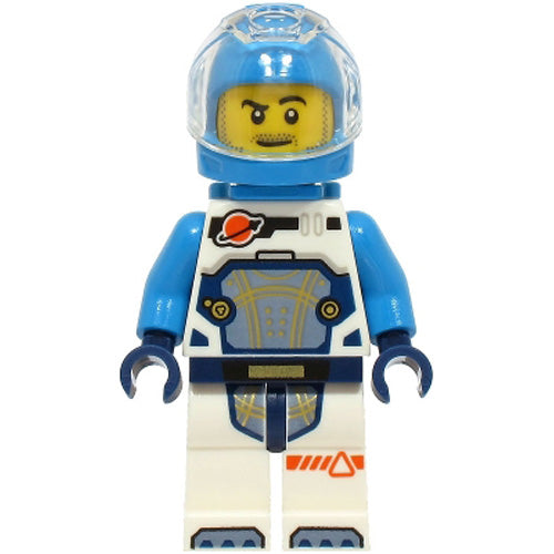 LEGO® Astronaut - Male, White Spacesuit with Dark Azure Arms Minifigure City CTY1729