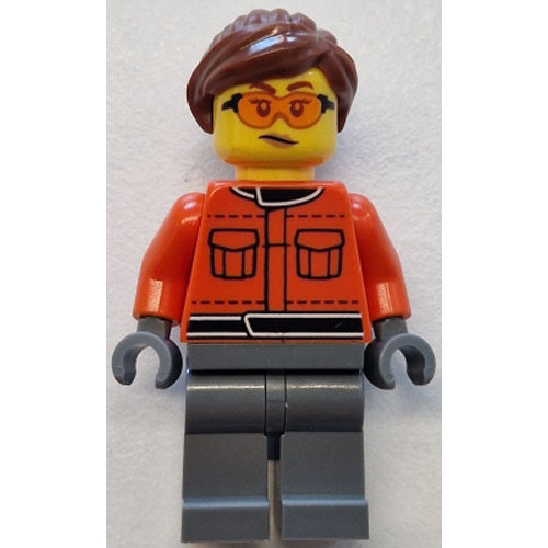LEGO® Formula 1 Race Crew Member - Female Minifigure City CTY1841
