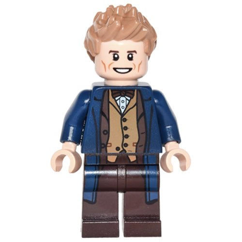 LEGO® Newt Scamander - Dark Blue Trench Coat Minifigure Dimensions DIM034