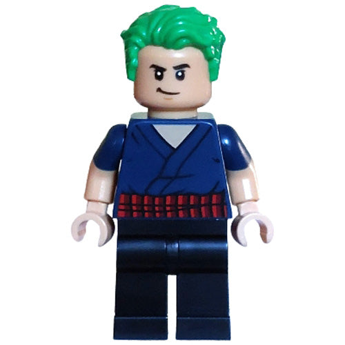 LEGO® Roronoa Zoro - Dark Blue Shirt Minifigure One Piece OP006