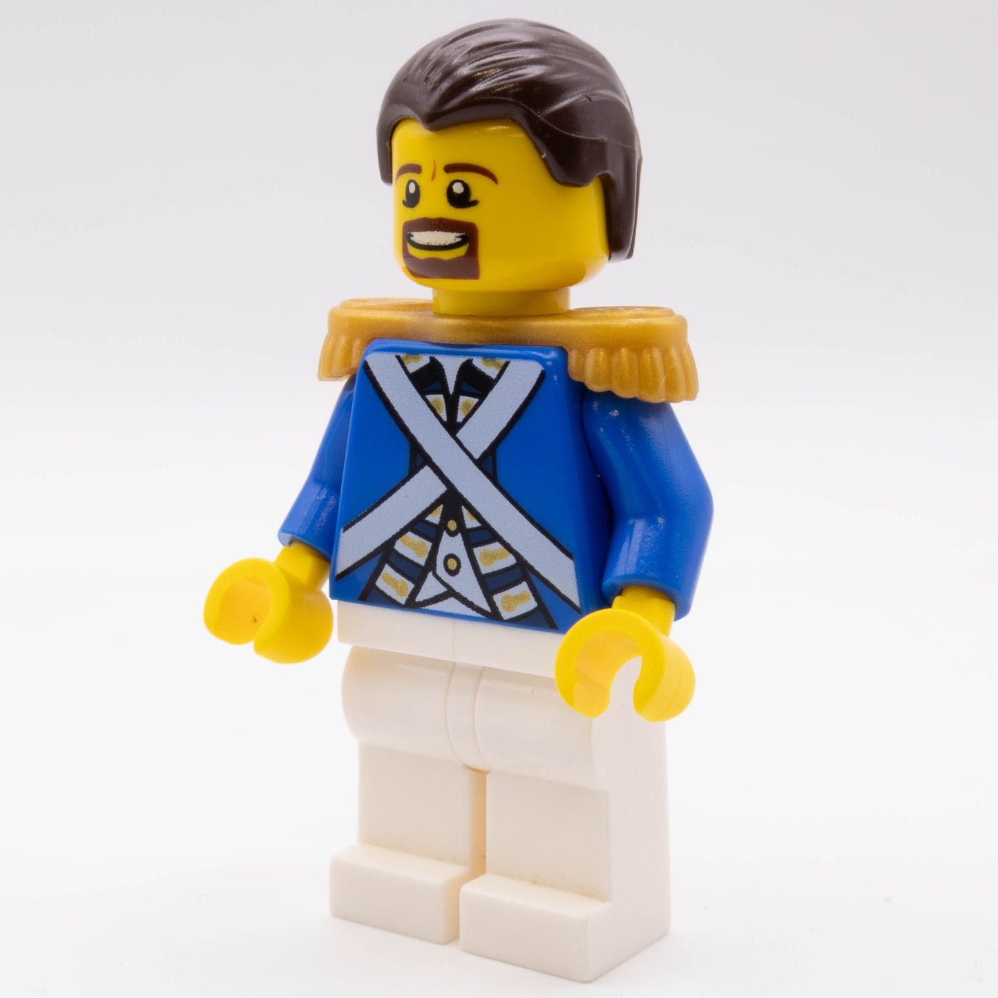 LEGO® Bluecoat Sergeant Minifigure Pirates PI150 - Brown Moustache and Goatee