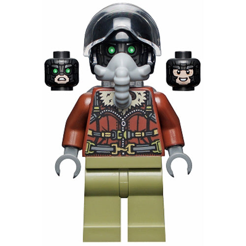 LEGO® Vulture Minifigure Super Heroes SH0775 - Reddish Brown Bomber Jacket