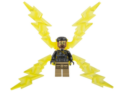 LEGO® Electro - Black and Dark Tan Outfit Minifigure Super Heroes SH0891