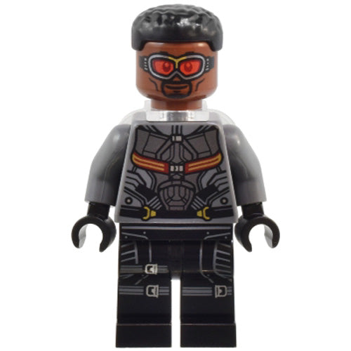 LEGO® Falcon - Dark Bluish Gray and Black Suit Minifigure Super Heroes SH0929