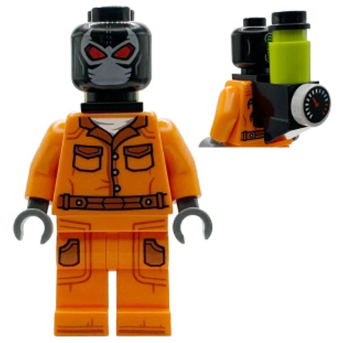 LEGO® Bane - Prison Jumpsuit, Backpack Minifigure Super Heroes SH1084