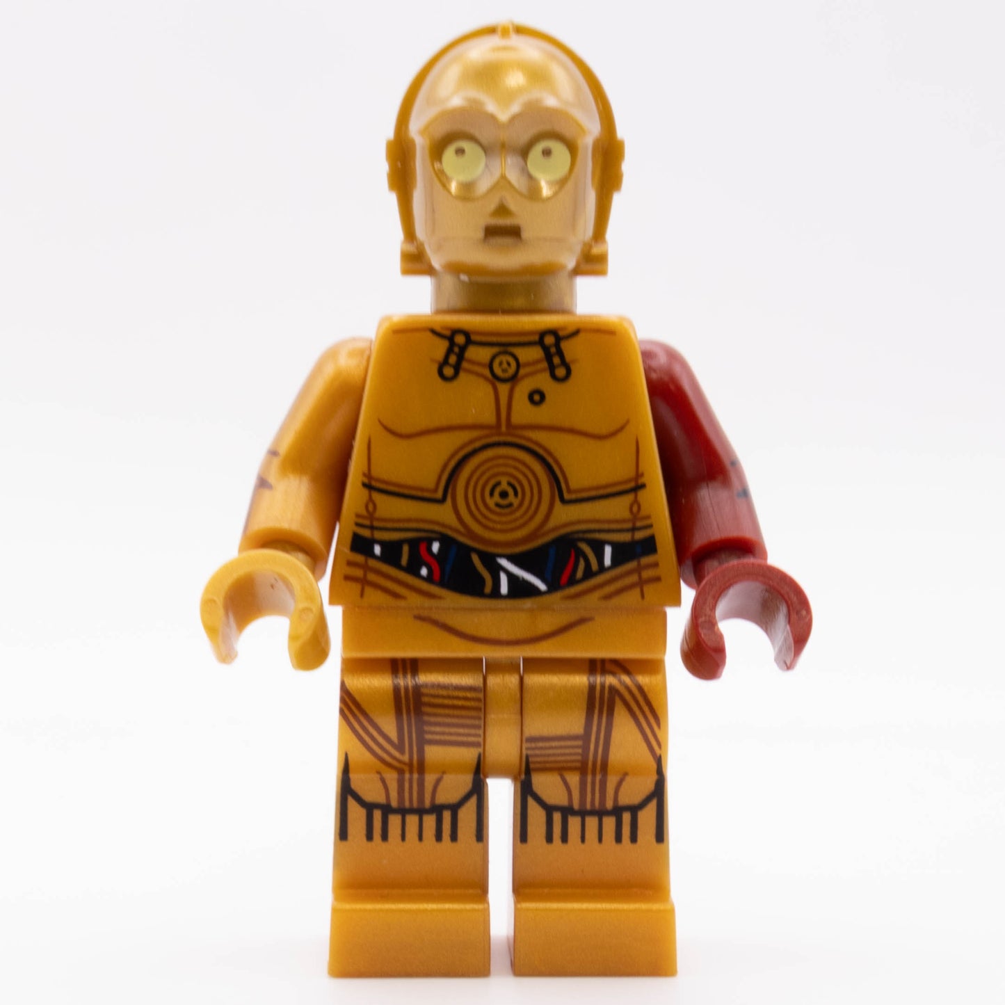 LEGO® C-3PO - Dark Red Arm Minifigure Star Wars SW0653