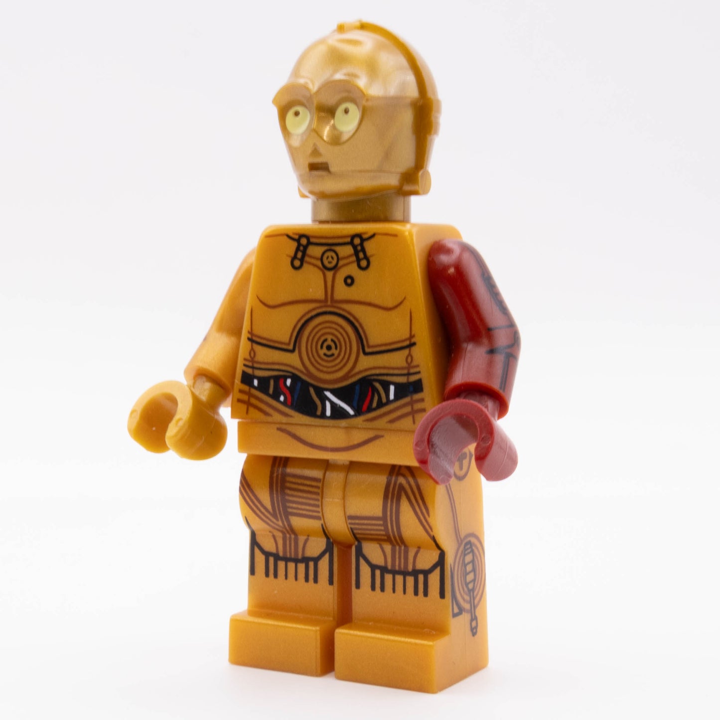 LEGO® C-3PO - Dark Red Arm Minifigure Star Wars SW0653