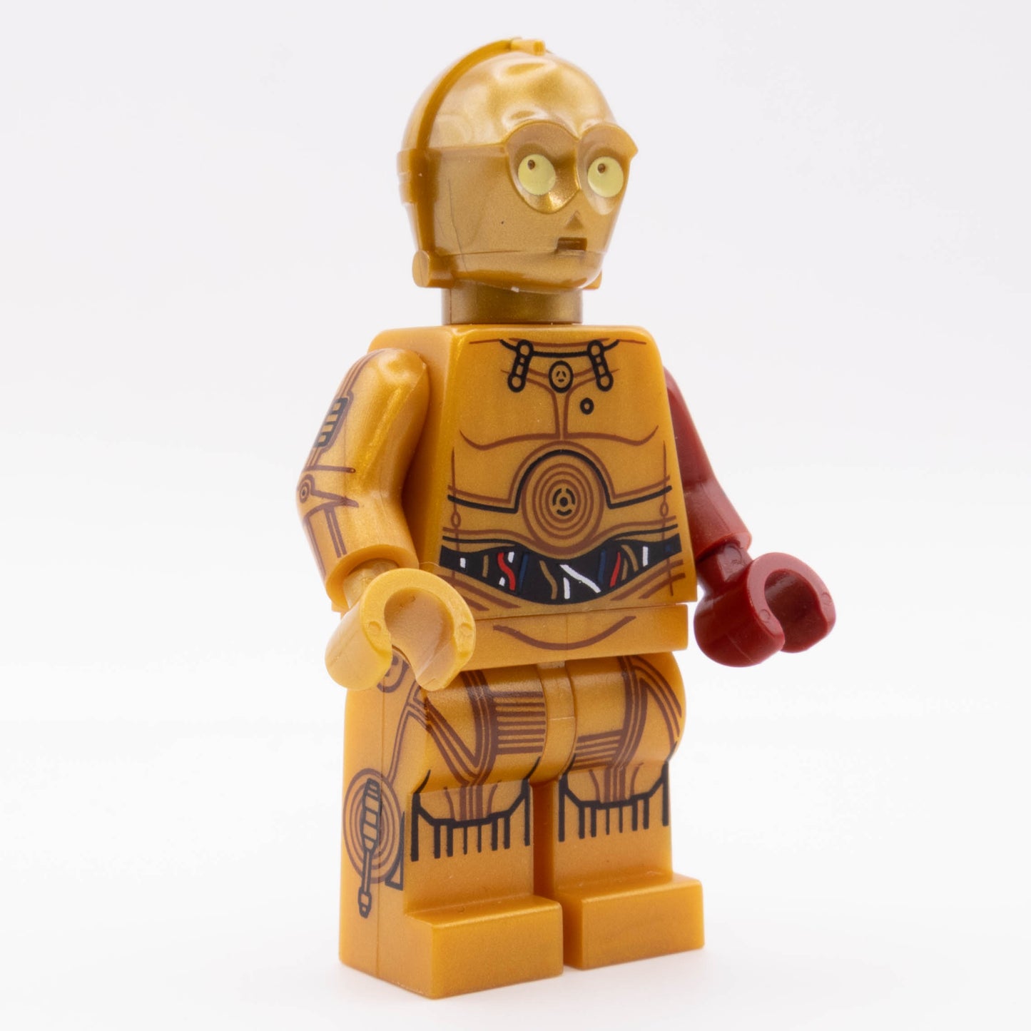 LEGO® C-3PO - Dark Red Arm Minifigure Star Wars SW0653