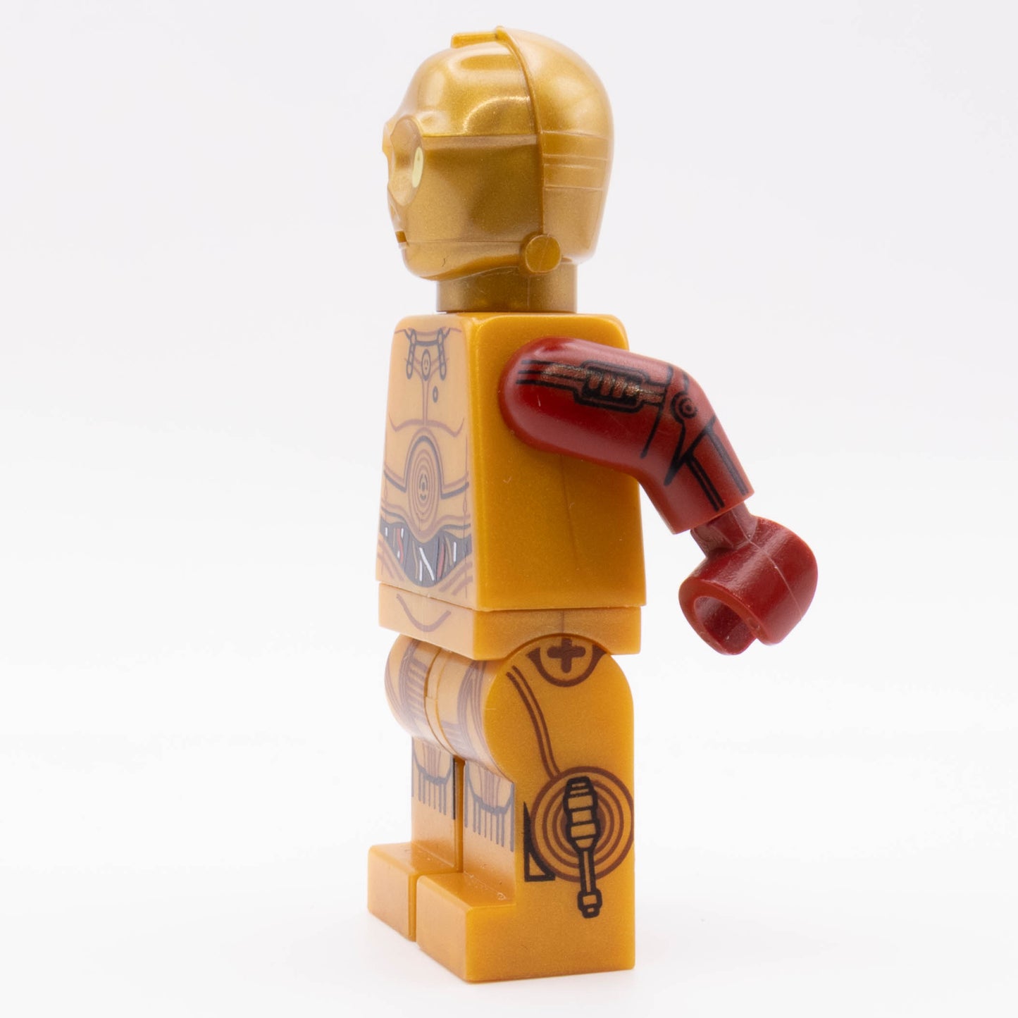 LEGO® C-3PO - Dark Red Arm Minifigure Star Wars SW0653