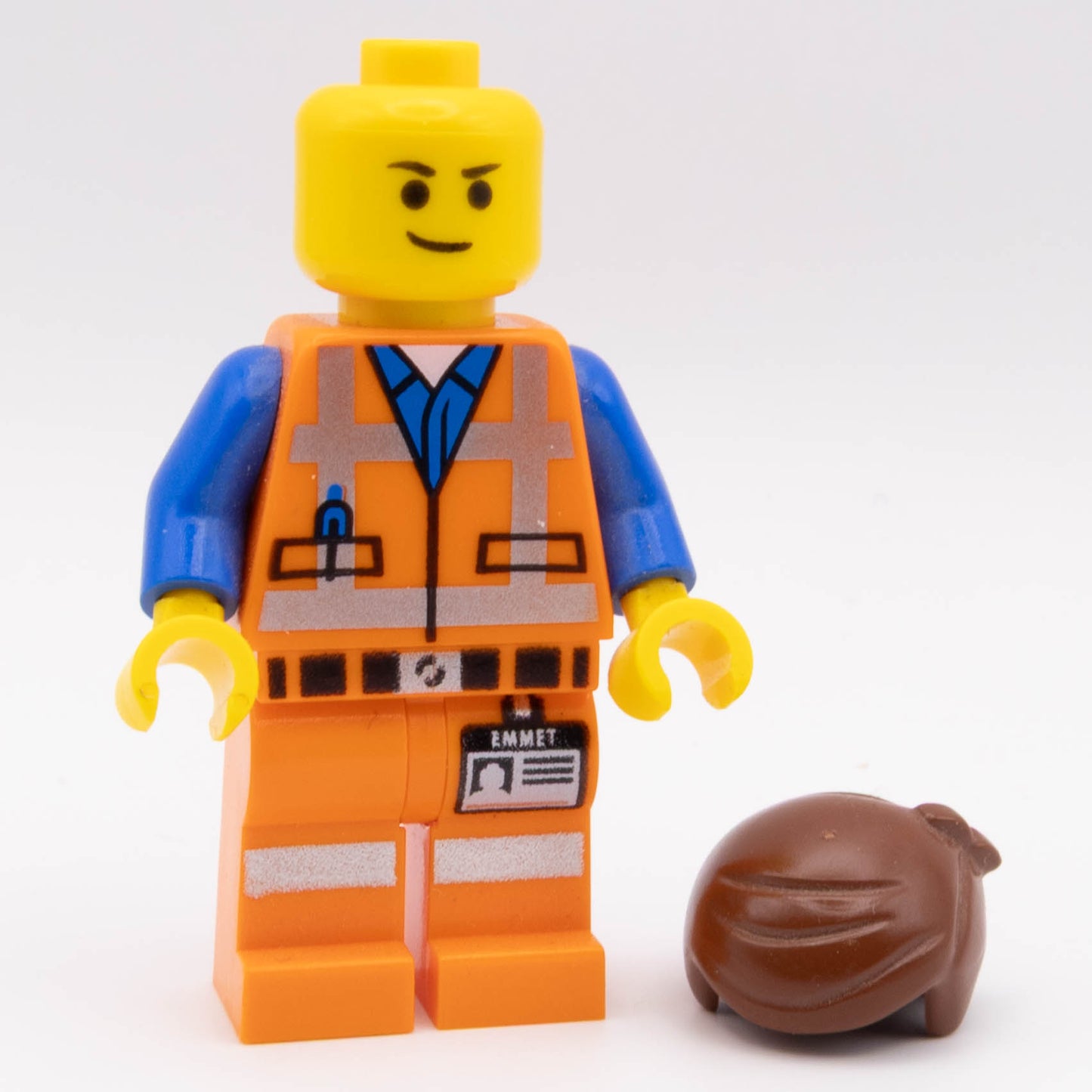 LEGO® Emmet - Lopsided Closed Mouth Smile Minifigure The LEGO Movie TLM087