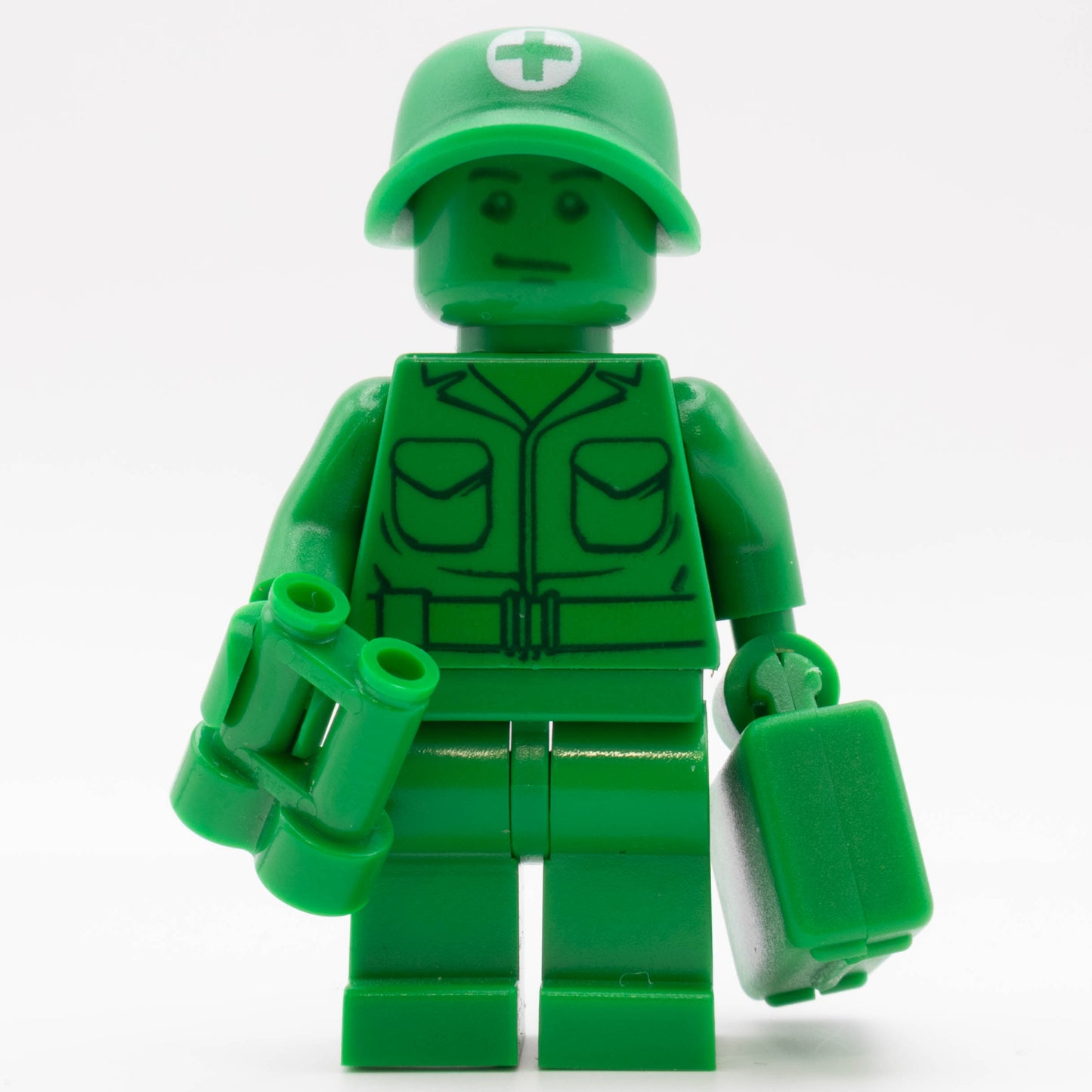 LEGO® Green Army Man Medic Minifigure Toy Story TOY002 Binoculars and Briefcase