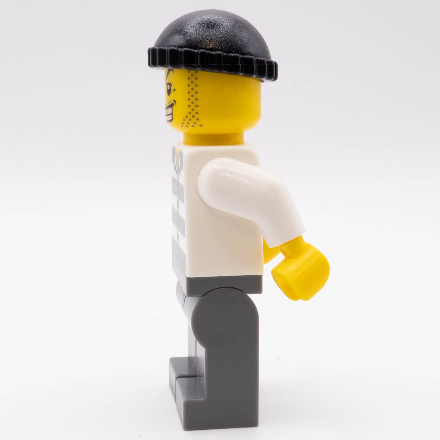 LEGO® Jail Prisoner Minifigure CTY0007 - City - 50380 Prison Stripes Gold Tooth