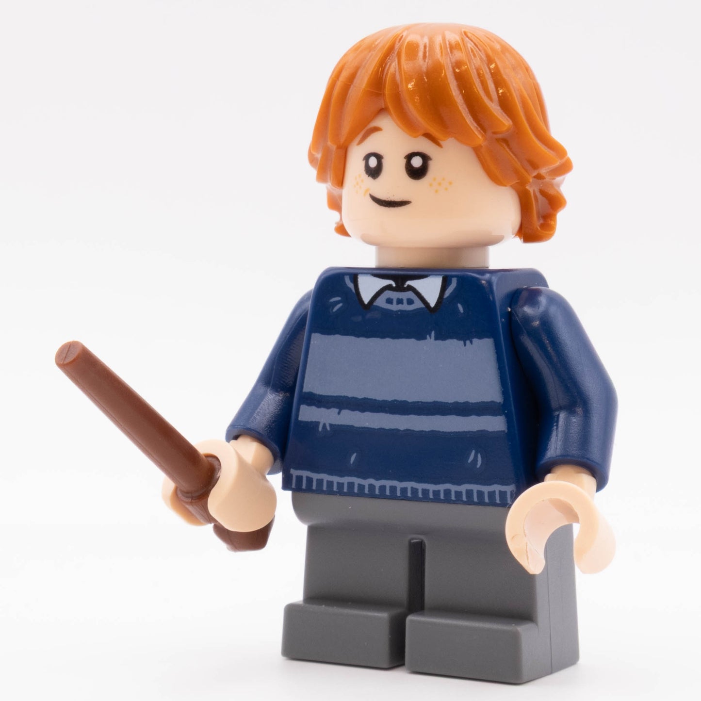 LEGO® Ron Weasley - Dark Blue Striped Sweater Minifigure Harry Potter HP477