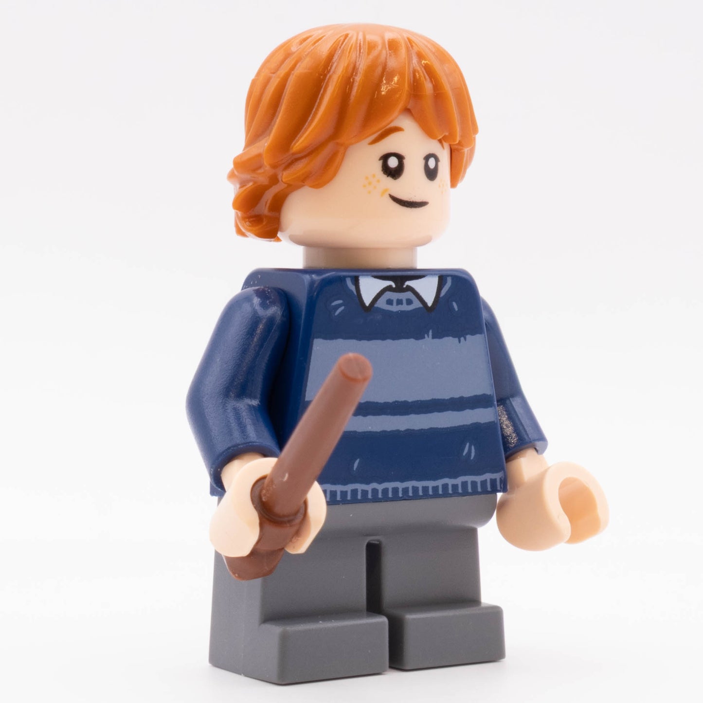 LEGO® Ron Weasley - Dark Blue Striped Sweater Minifigure Harry Potter HP477