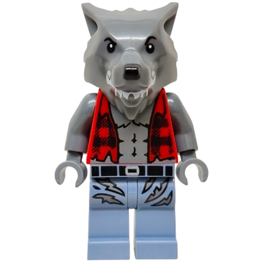 LEGO® Werewolf - Torn Red Flannel Shirt Minifigure Creator Monster TWN527